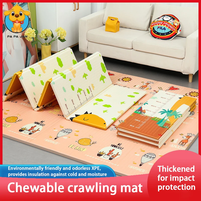 

Thickened Infant Toddler Play Mat Home Cartoon Foam Mat XPE Foldable Crawling Mat Baby Crawling Mats Non-slip Activity Carpet