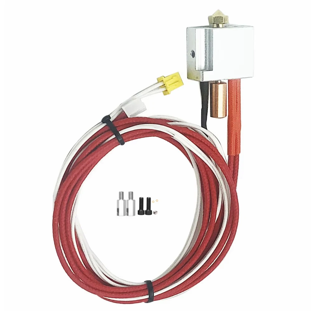 Original FLSUN V400 3D Drucker Teil 5in1 Hotend Düse Temperatur Sensor Heizstab Messing Druckkopf Block Extruder Throat