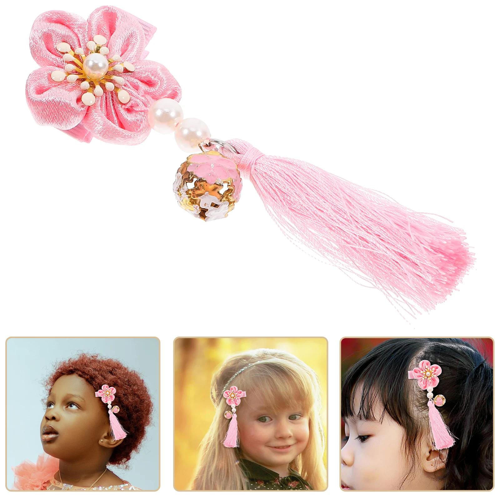 

Chinese Style Hairpins Tassel Hair Clips New Year Bobby Pins Hair Accessories For Thick Elegant Matching