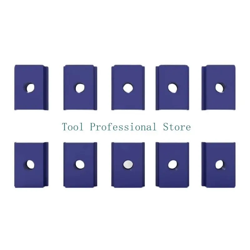 57qf 10pcs t-slot 8 t- 트랙 슬라이더 슬라이더 슬라이더 너트 목공 도구 나사 슬롯 알루미늄 T 슬롯 너트