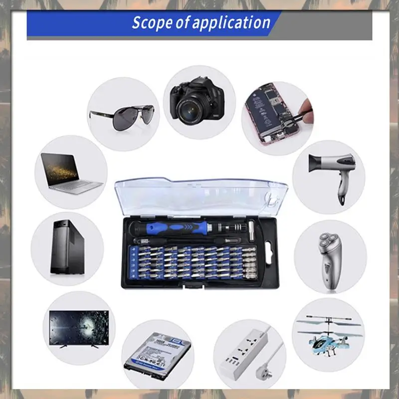 

A70U New 58-In-1 Screwdriver Set Multifunctional DIY Disassembly Mobile Phone Computer Maintenance Tool Batch Set