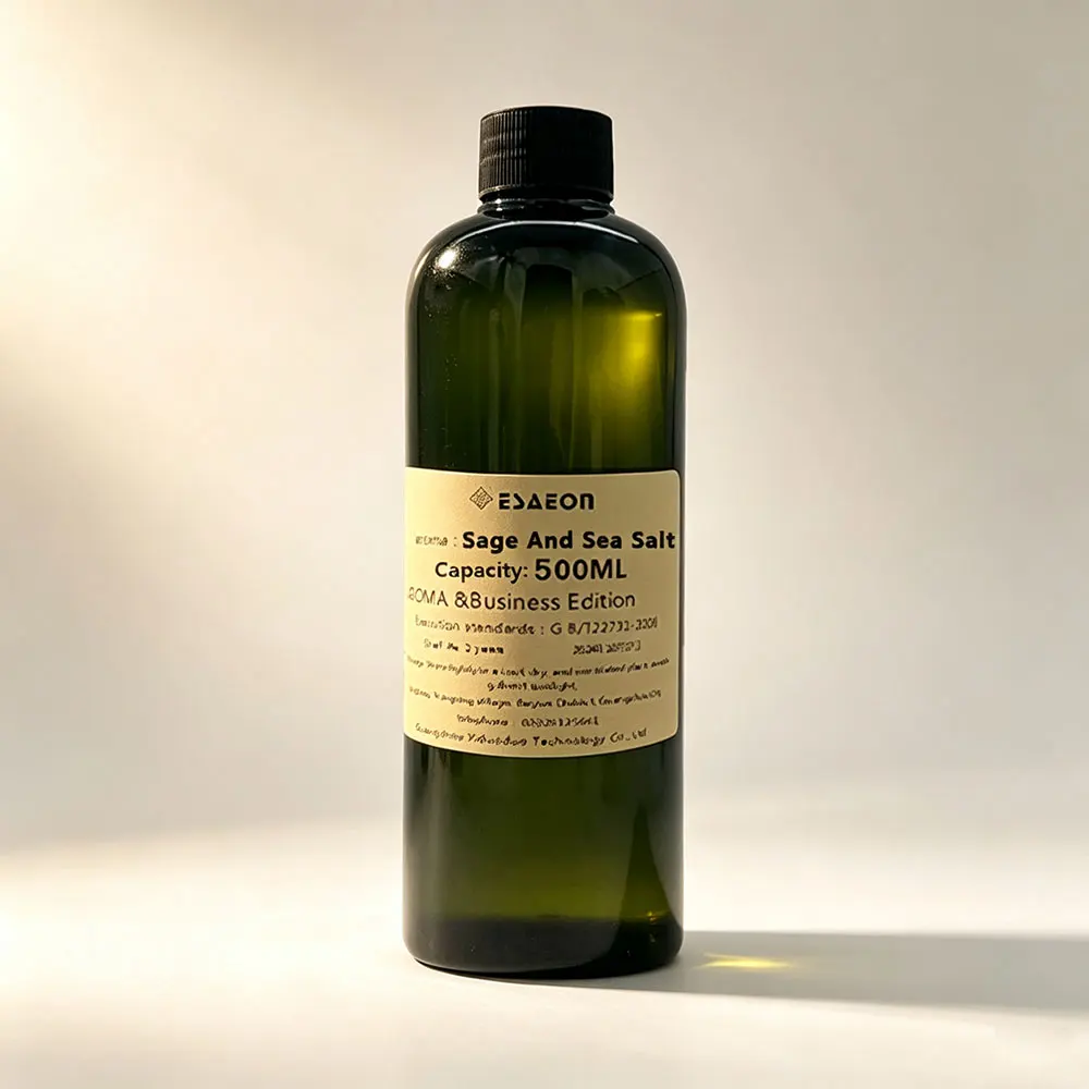 ESAEON Aroma Machine Supplement Oil Essential Oil For All Waterless Aromatherapy Machines, Sage And Sea Salt - 500ML(16.9 fl.oz)