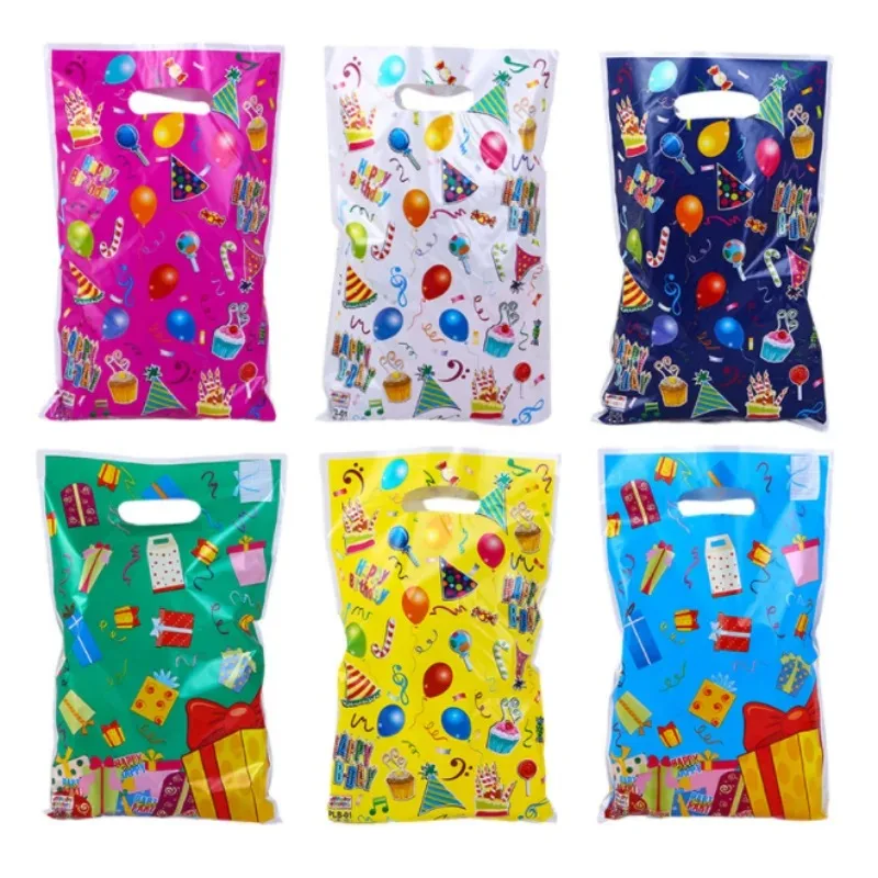 100 Bolsas Regalo Navideñas C/Asas 6.3x9.8