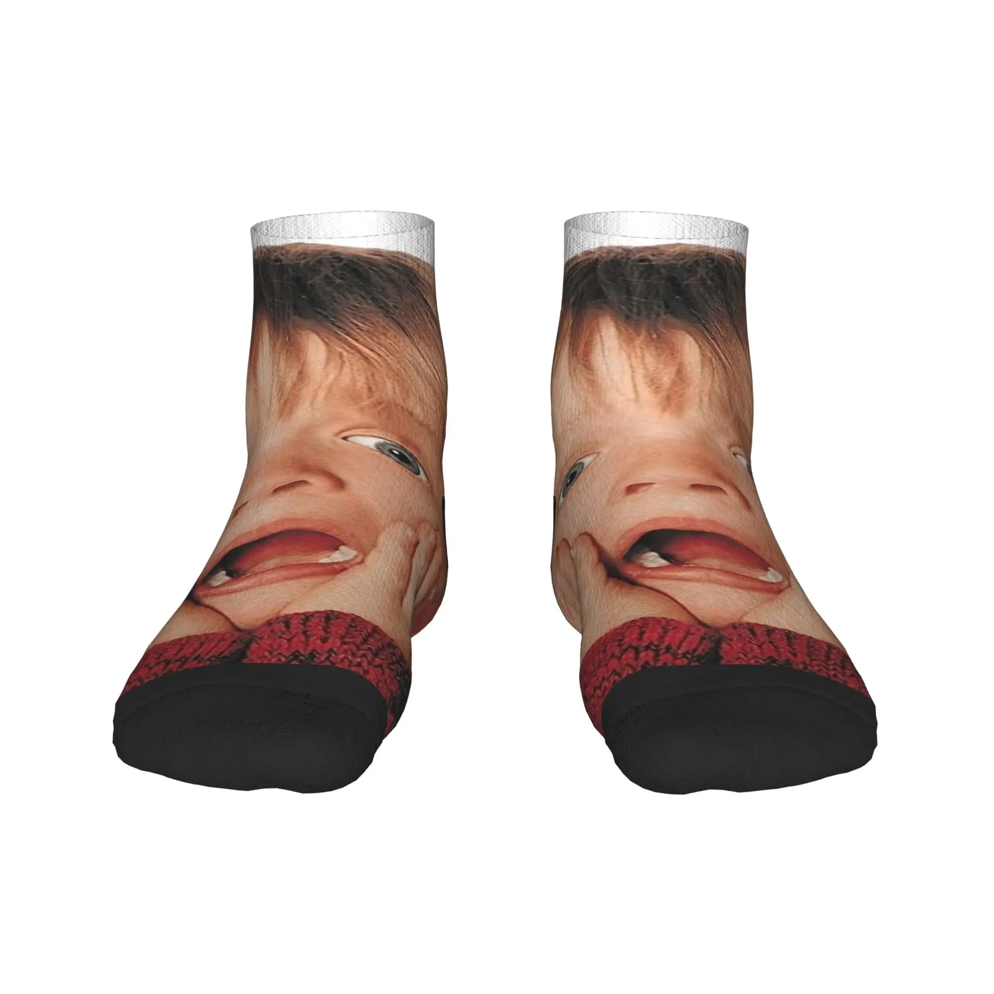 Kevin McCallister Home Alone Socks  Modern Ankle Socks Spring Non-Slip Unisex Men Comfort Soft Graphic Skateboard Casual Sock