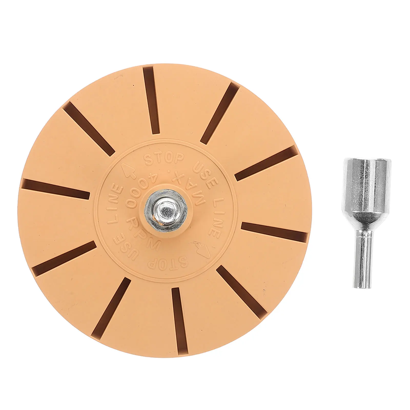 

88mm Rubber Abrasive Wheels for Car Paint Glass Decals Stickers Pneumatic Adhesive Remover Drill Tool Wire Brush Sander