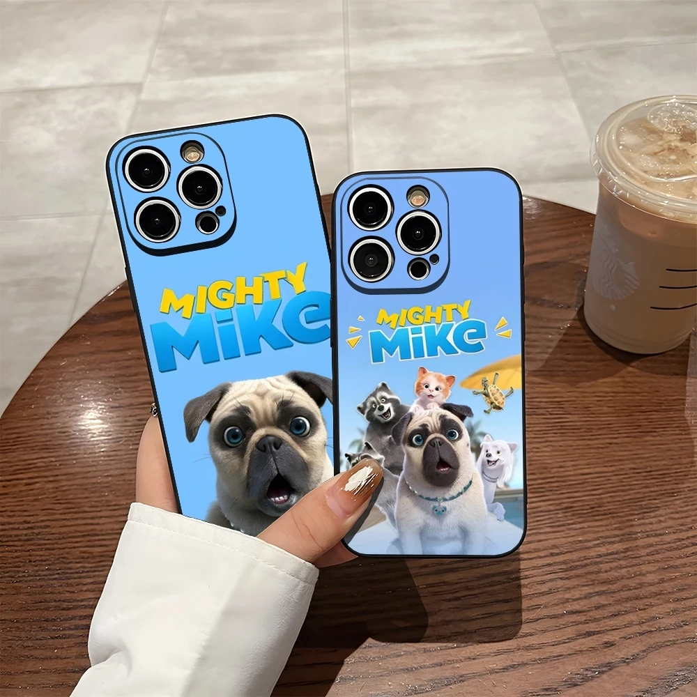 Funda Mighty Mike para iPhone 17 Pro Max, 14 Pro Max, 12, 16, 15, 13 Pro, 11, Xr, X, Xs, 8, 7 Plus