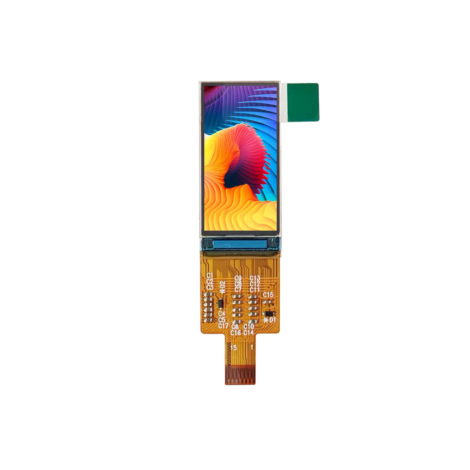 

0.95 Inch AMOLED Display 120x240 HD IPS Full Color Screen SH8501 Driver IC SPI Interface 15Pin For Smart Watch