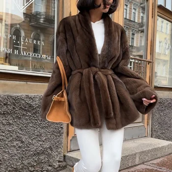 ג'קט מפואר לנשים בסגנון אופנה עם שרוולים ארוכים וצווארון V מ...