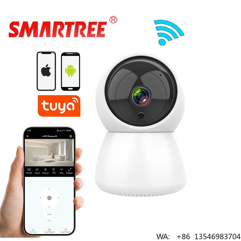 Cloud 1080P PTZ IP Camera Auto Tracking 3MP Home Security System CCTV Camera Network WiFi IP Camera Wireless Webcam Baby Monitor