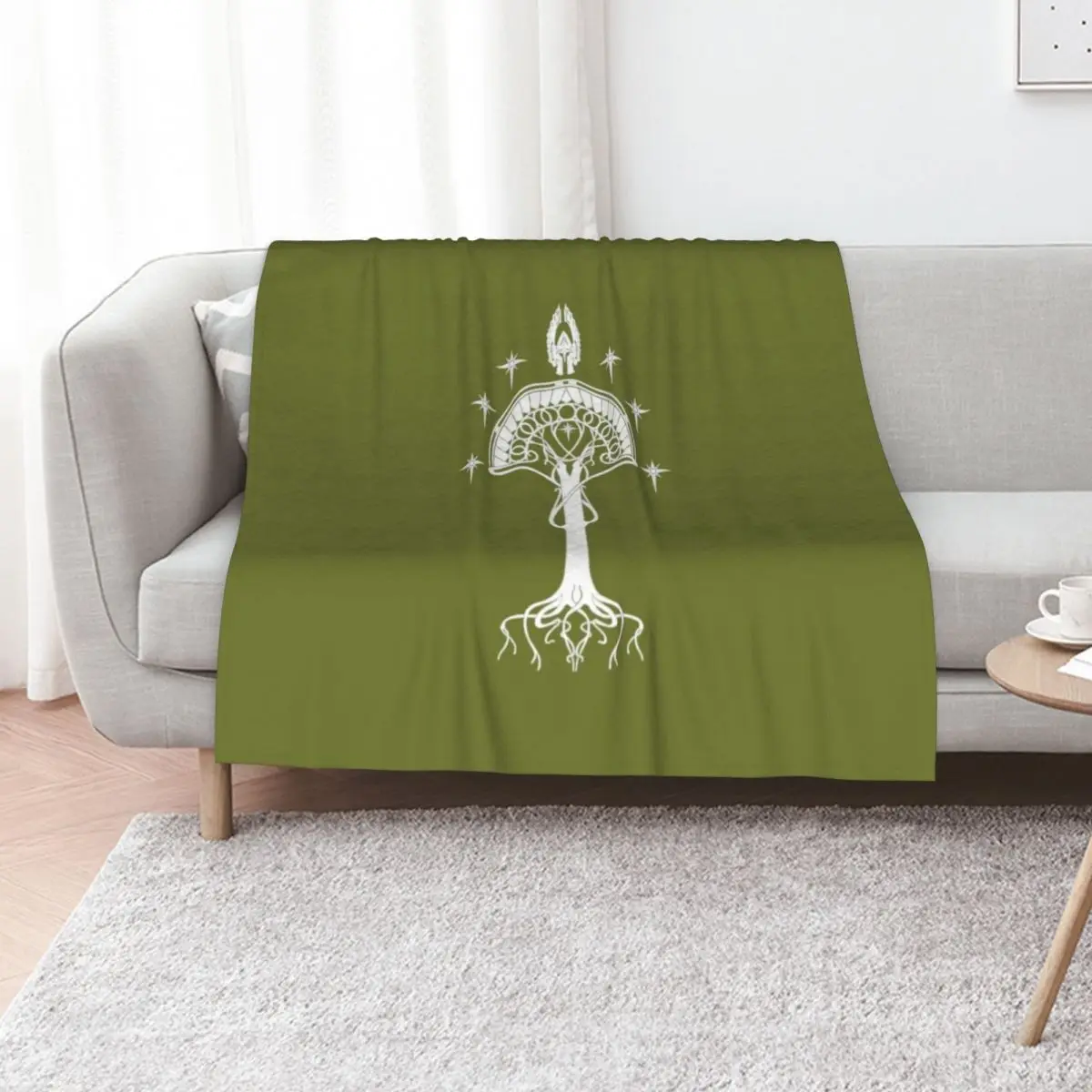 Sigil of the United Kingdom of Arnor and Gondor Throw Blanket Winter beds Soft Big Luxury anime Custom Luxury Throw Blankets