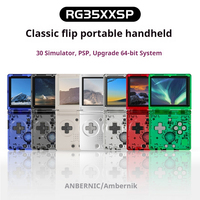 ANBERNIC RG35XXSP Handheld game players 3.5 IPS Screen Flip Linux System HDMI-compatible TV Output 64G 5500 Games Pre-installed