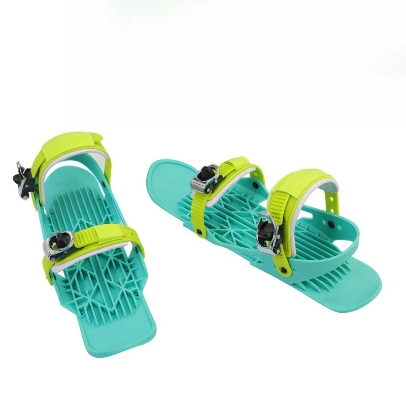 Mini Patines de Nieve Portátiles, Zapatos Deslizantes para Nieve, Equipo Ligero para Jugar en el Campo Nevado en Invierno