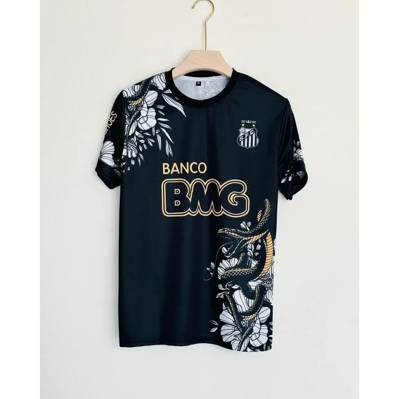 

2025 Vintage Santos Family Football Jersey Classic Vintage 11-12 Santossi Family Quick Dry Football Jersey Neymar Football Adult