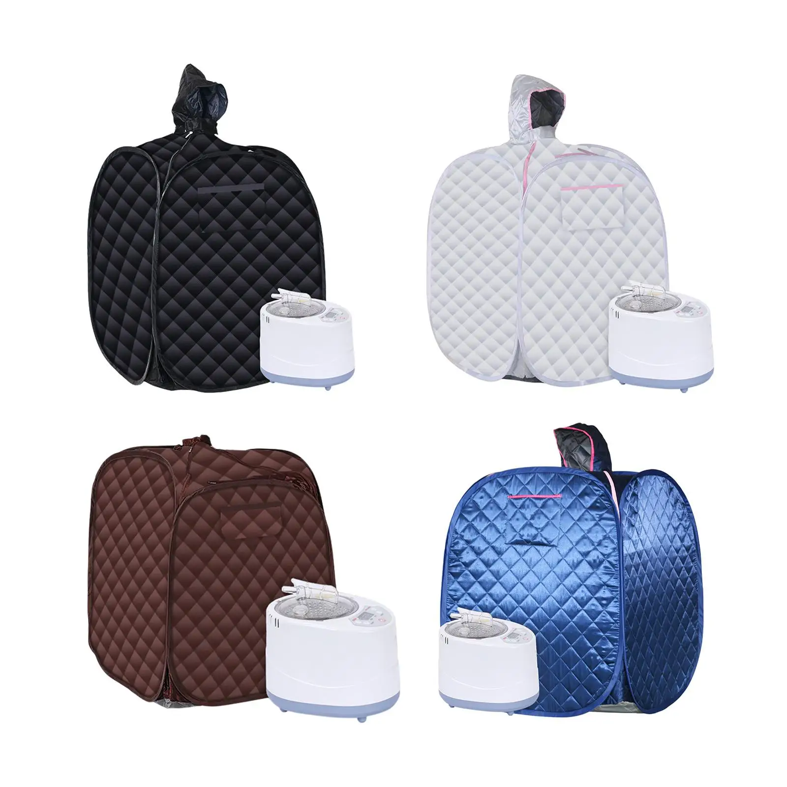 Portable Sauna Tent at Home US Plug Practical Adjustable Fast Heating Sauna Room for Woman Men Dorm Hotel Farmhouse Apartment