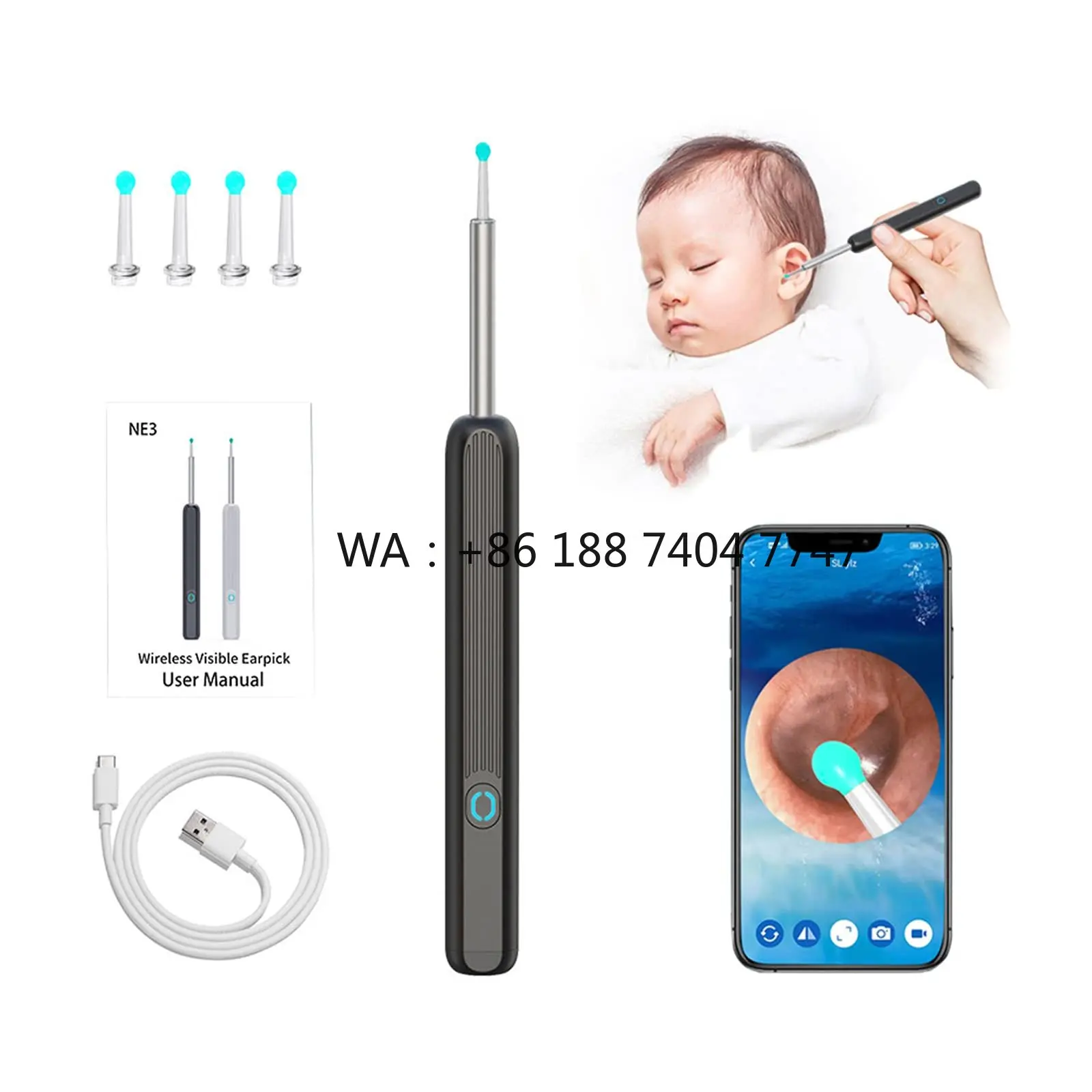 cucchiaio-per-orecchie-per-bambini-e-adulti-aspiratore-per-cerume-impermeabile-in-silicone-luminoso