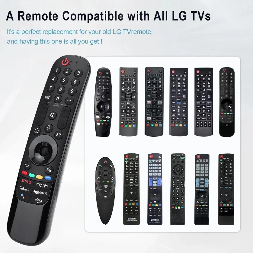 بديل جهاز التحكم عن بعد العالمي لـ Lg 2022 Oled Qned للتلفزيون الذكي Lg جهاز التحكم عن بعد السهل مع التحكم الصوتي #2