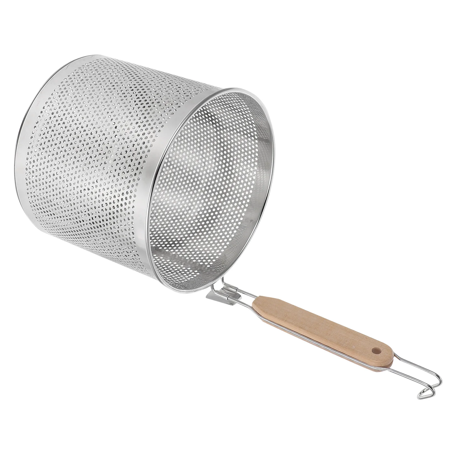 

Stainless Steel Mesh Noodle Strainer Long Handle Kitchen Grease Filter Screen Flour Sieve Fine Mesh Kitchen Tools Stainless