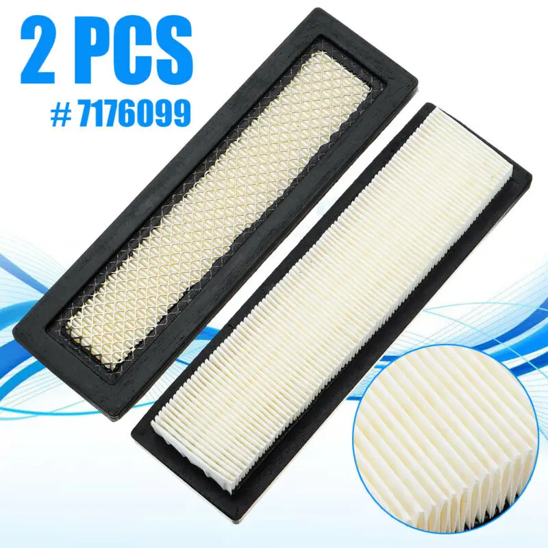 2pcs Air Filter Kit Part # 7176099 For Loaders S510 S530 S550 S570 S590 S595 Heavy Equipment Parts & Accessories