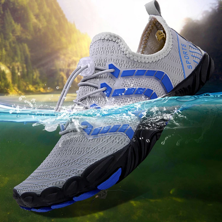 Men Women Slip On Quick Dry Wet Water Sports Beach Upstream Shoes Outdoor Breathable Barefoot Creek Swim Shoes Aquashoes