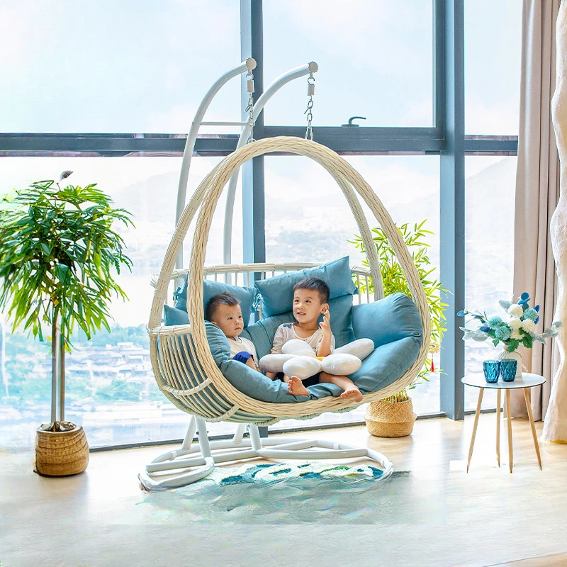 

Basket chair Indoor swing Internet celebrity hammock Double home Balcony Cradle Bedroom girl Hanging