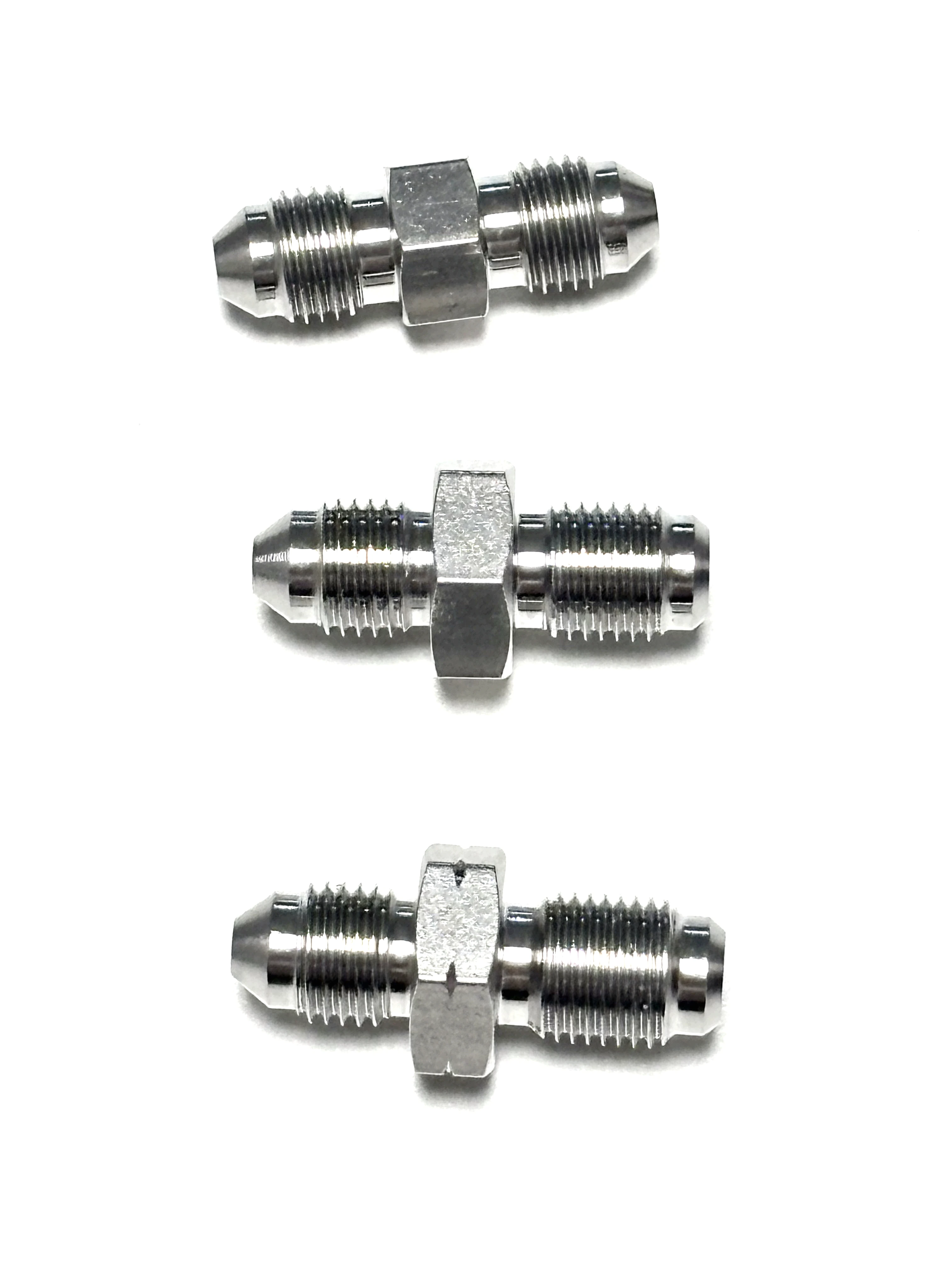Edelstahl-Bremsleitungen, AN3 Edelstahl-Reduzierkupplungen, M10 x 1.0 Bremsleitungs-Reduzieradapter für Bremsleitungen – Detail 1