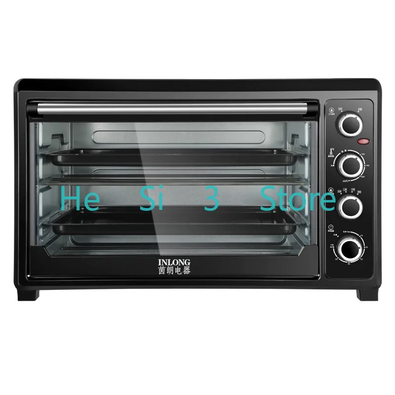 Commercial 68-liter three-layer nine-tube electric oven, double plate and one net, biscuit pizza,  bun barbecue, household