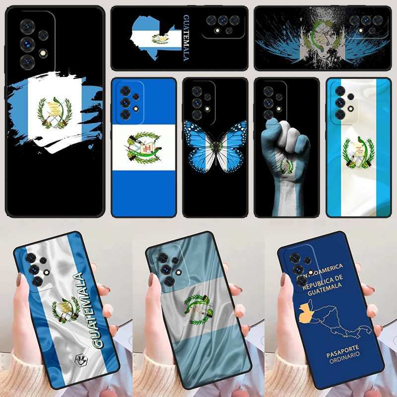 Guatemala Flag For Samsung Galaxy A52 A72 A73 A20e A21S A50 A70 A11 A12 A42 A31 A40 A51 A71 A32 A80 A91 Phone Case