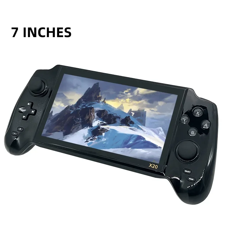 

X20 Portable Retro Video Game Console 7.0 Inch HD Screen 3D Remote Stick Support Connect TV Handle Children's Gift