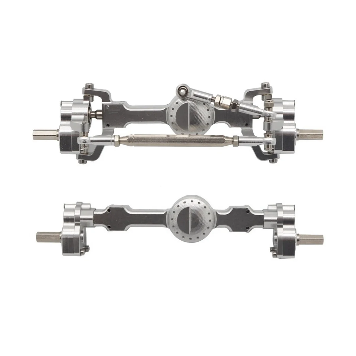 MN99S Full Metal Front and Rear Portal Axle for MN D90 D91 D99 D99S MN99S MN98 MN90 1/12 RC Car Upgrades Parts,2