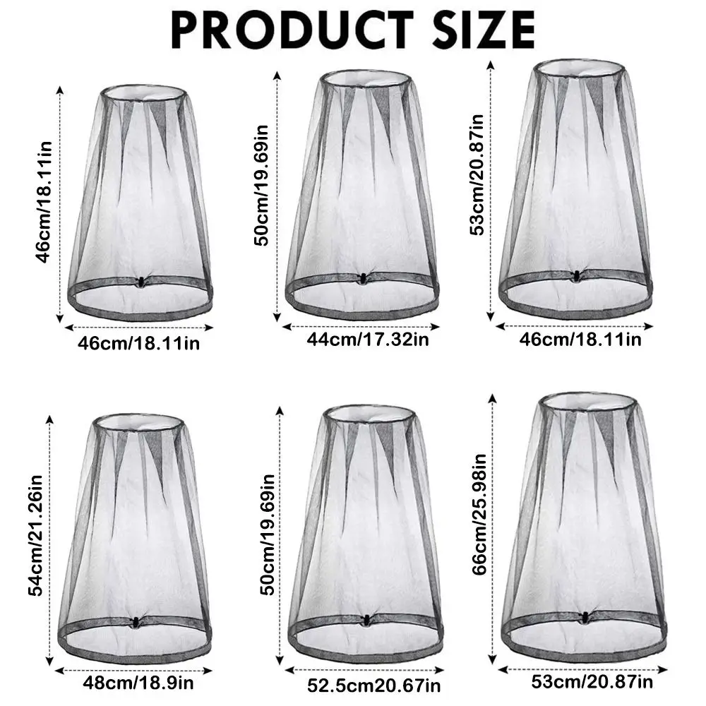 원예 모자 통기성 모기 머리 그물 메쉬 경량 모기 방지 커버 곤충 방지 모자 하이킹