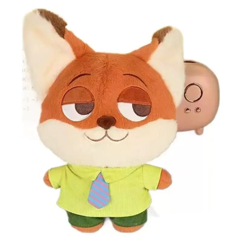 Caliente Kawaii Disney Zootopia 2 mochila de felpa colgante juguete Nick Judy dibujos animados lindo llavero de muñeca regalo de cumpleaños y Navidad para niños