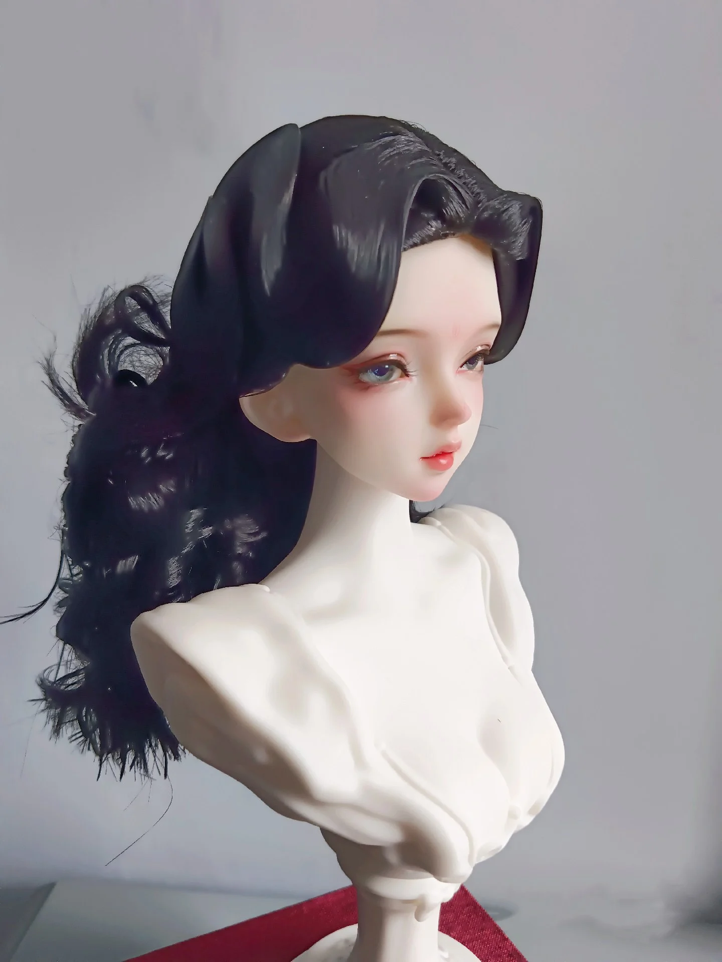 1/6 1/4 1/3 Oude Kostuum BJD Pruik Hanfu Fee Lang Haar Retro Pruiken Voor BJD/SD YOSD MSD SD13 Meisje SSDF Pop Accessoires C2494