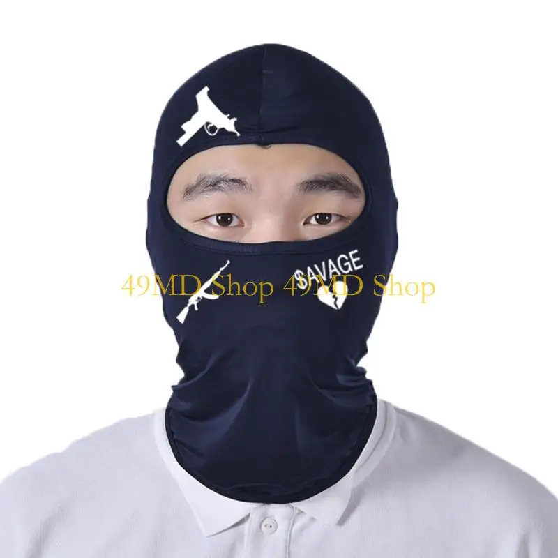 49MD Men Winter Neck Warmer Hat Warm Cycling Hat Getaway Headwear Scarf