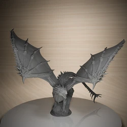 Young Red Dragon 30mm Tabletop Games Model Unpainted Miniatures For Tabletop Games And Role-playing Room Decorations