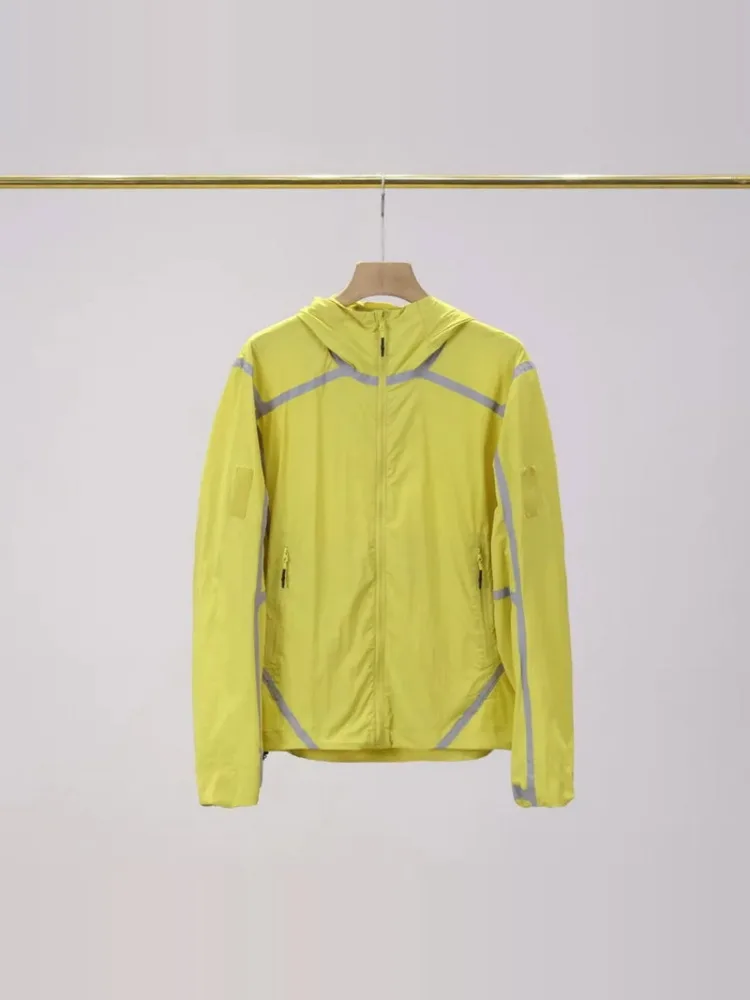 

Ultra-Light Outdoor Waterproof Men's Jaet Hooded Skin Clothes Coat Breathable Summer Faion American Sle Fain Brand