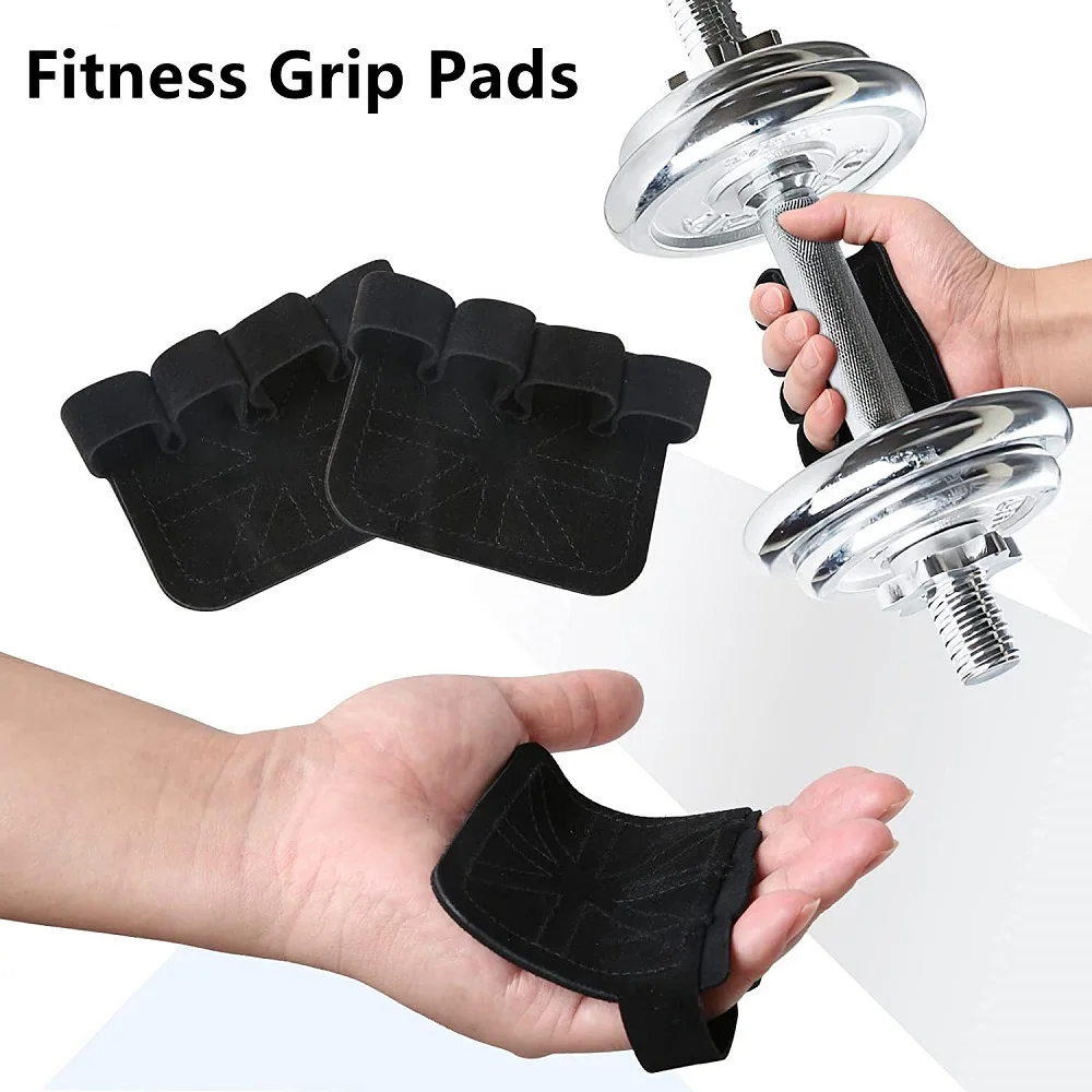 Leather Hand Grips Lifting Palm Pads Glove Protector Great for Gymnastics Pull Up Weightlifting Cross Training Gym Workout