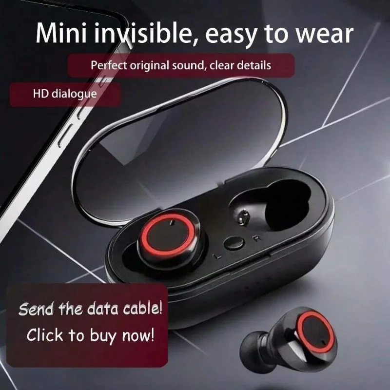 New in-ear headphones - Mini design portable and stylish sleek design various colors touch operation long battery life one-butto
