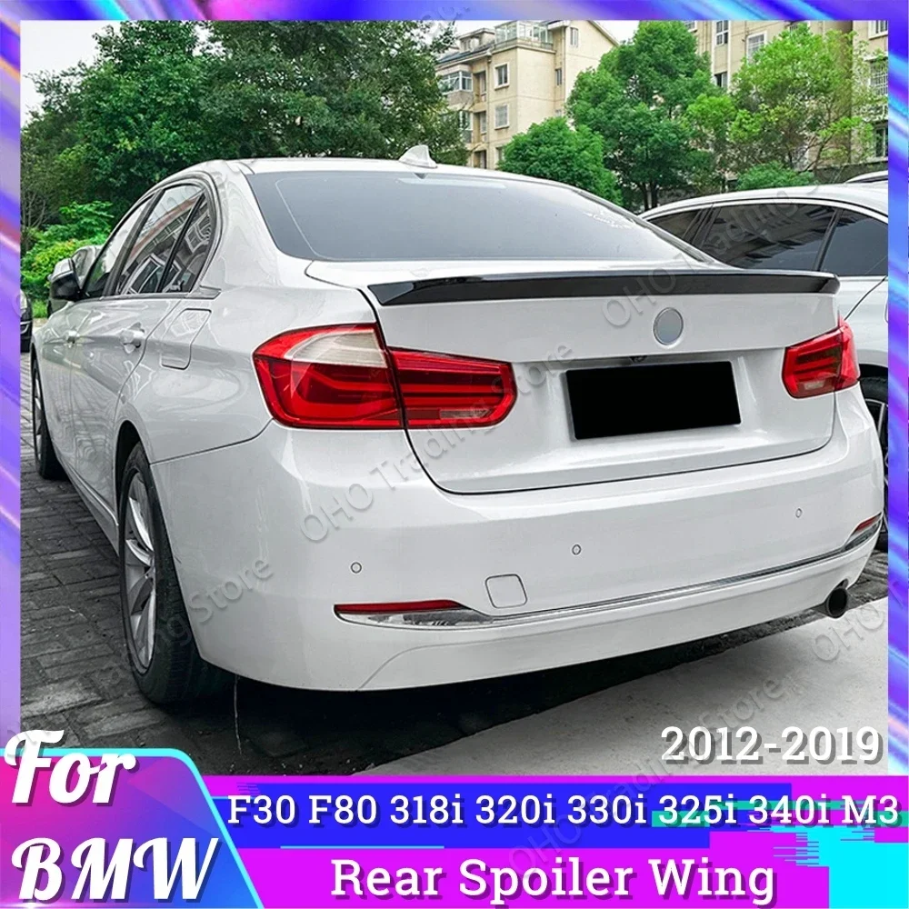 

Rear Boot Trunk Spoiler Wing Splitter Trim For BMW F30 F80 318i 320i 330i 325i 320d 340i M3 2012-2019 Accessories CSL Style