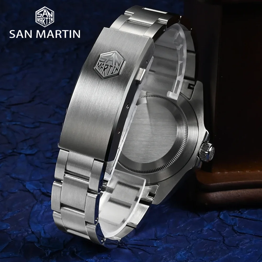 Saint Martin 2024 New 40mm Turbo Dial Pilot\'s Automatic Watch NH35 Fashion Sports Watch Sapphire Luminous Men Mechanical Watch