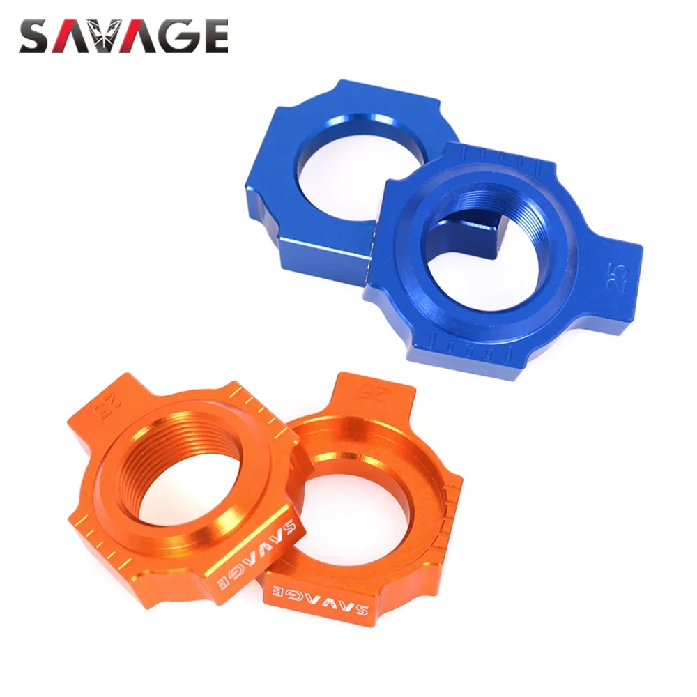 Chain Adjuster Blocks For SXF SX 125 150 250 350 450 XCF XC 300 2013-2021 15 17 19 Motorcycle SX-F XC-F CNC Regulator Sliders