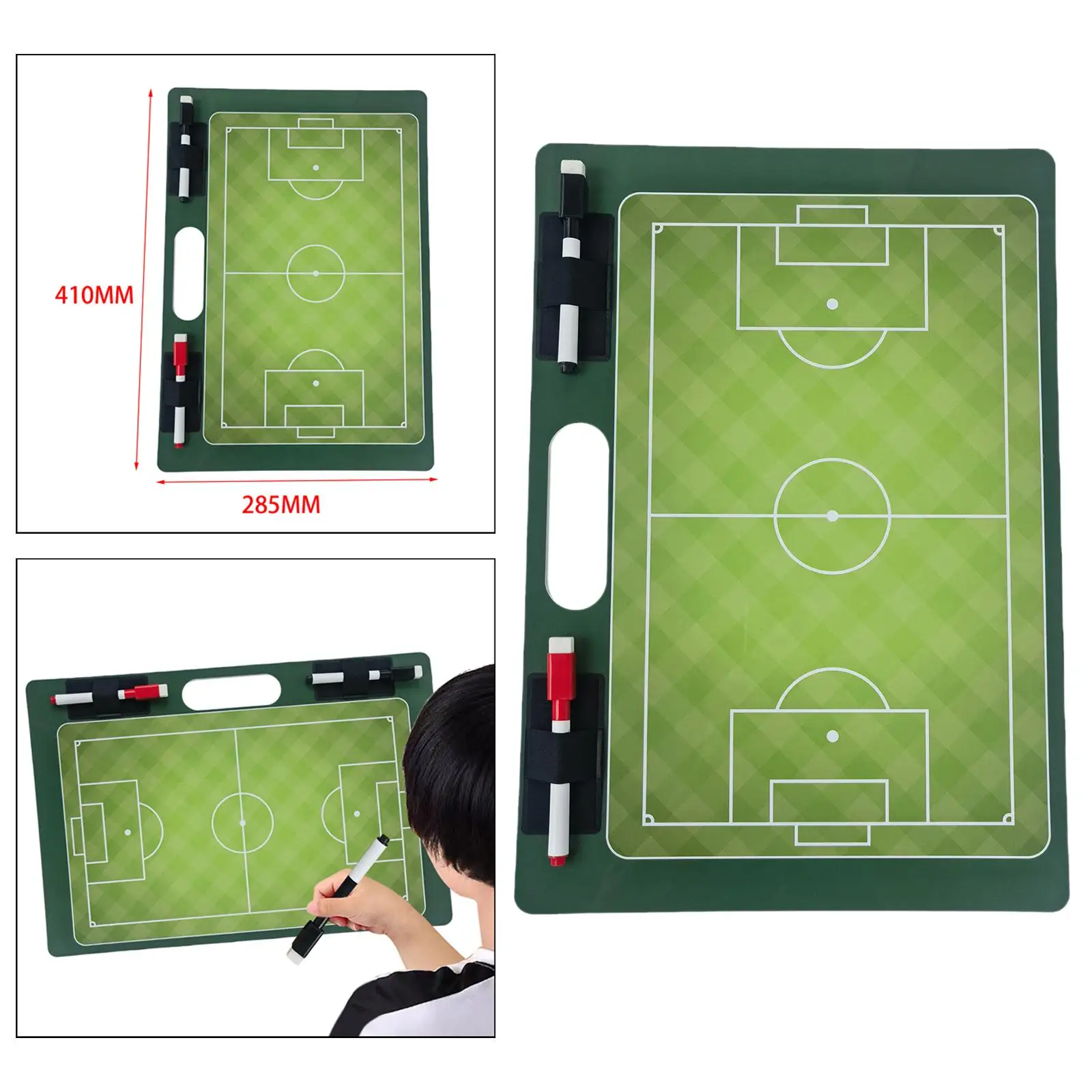 

Coaches Clipboard Soccer Gifts Training Equipment Referee Gear Football Coaching Board Marker Board for Teaching Training Coach