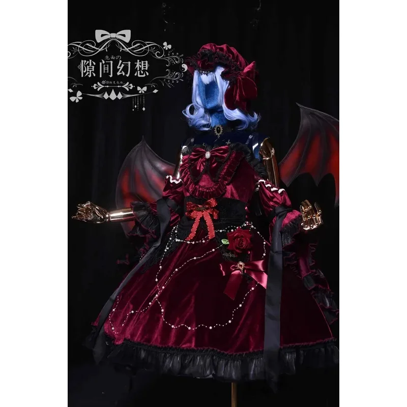 

New Mooyiyi cos Remilia Scarlet Cosplay costume Halloween Christmas Role Playing Party Comic Dress New Project customized