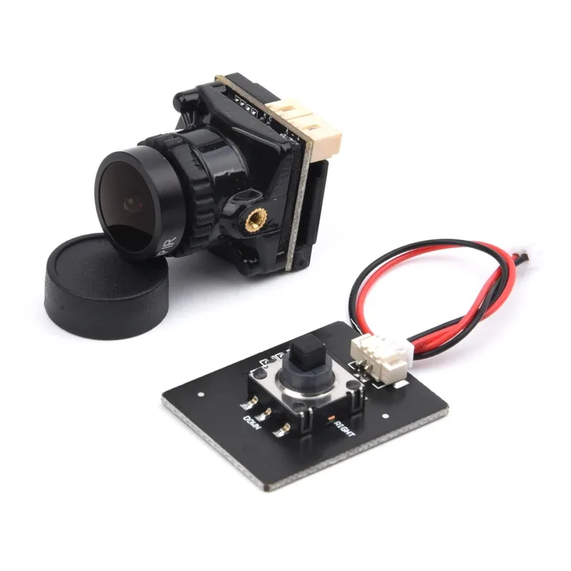 Mini câmera fpv 1800tvl 5mp 2.1mm 1/1.8 "polegadas sensor hdr 19*19mm ntsc & pal comutável para drone fpv peças diy