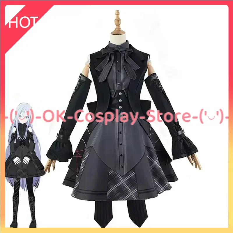 

[Custom Made] Game Project Sekai Yoisaki Kanade Cosplay Costumes Knd Dress Anime Clothing Halloween Uniforms