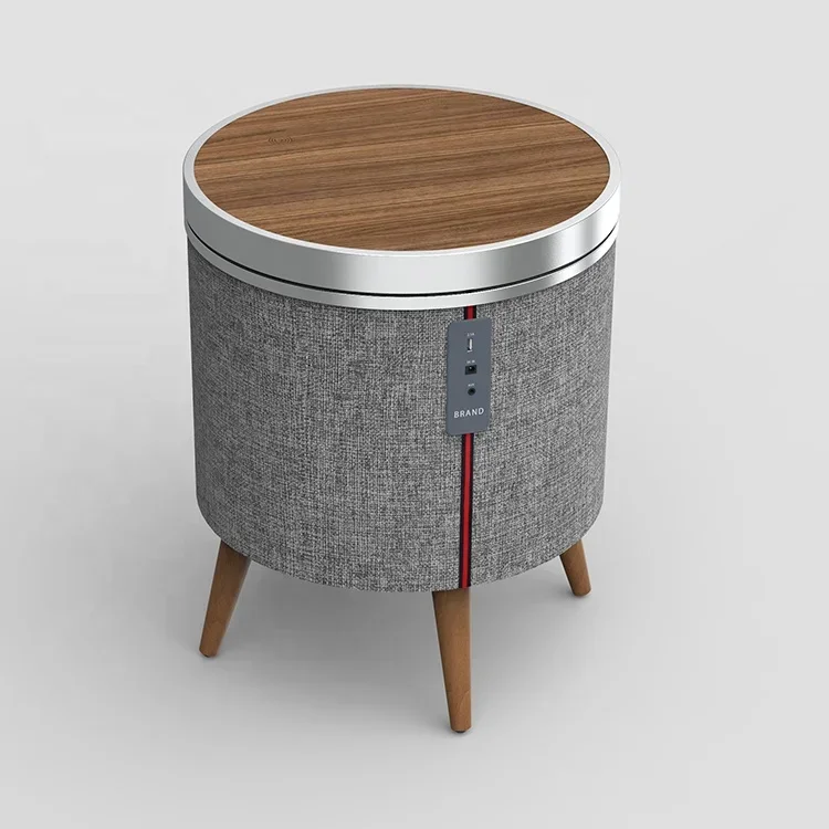 Home Dec Table Speaker Party Music Player  Wireless Charging Bass Chip AUX TWS Speaker Smart Coffee Table 4.2 Bluetooth Speaker