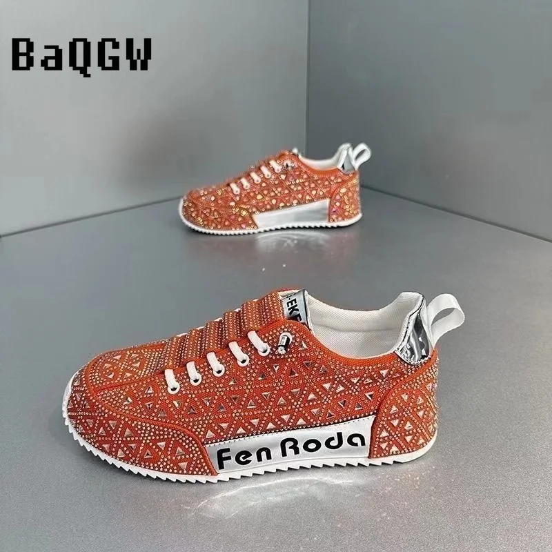 Luxury Sparkly Sneakers for Men Designer Cover Bottom Casual Bling Board Shoe Fashion Upper Increased Internal Platform Shoes