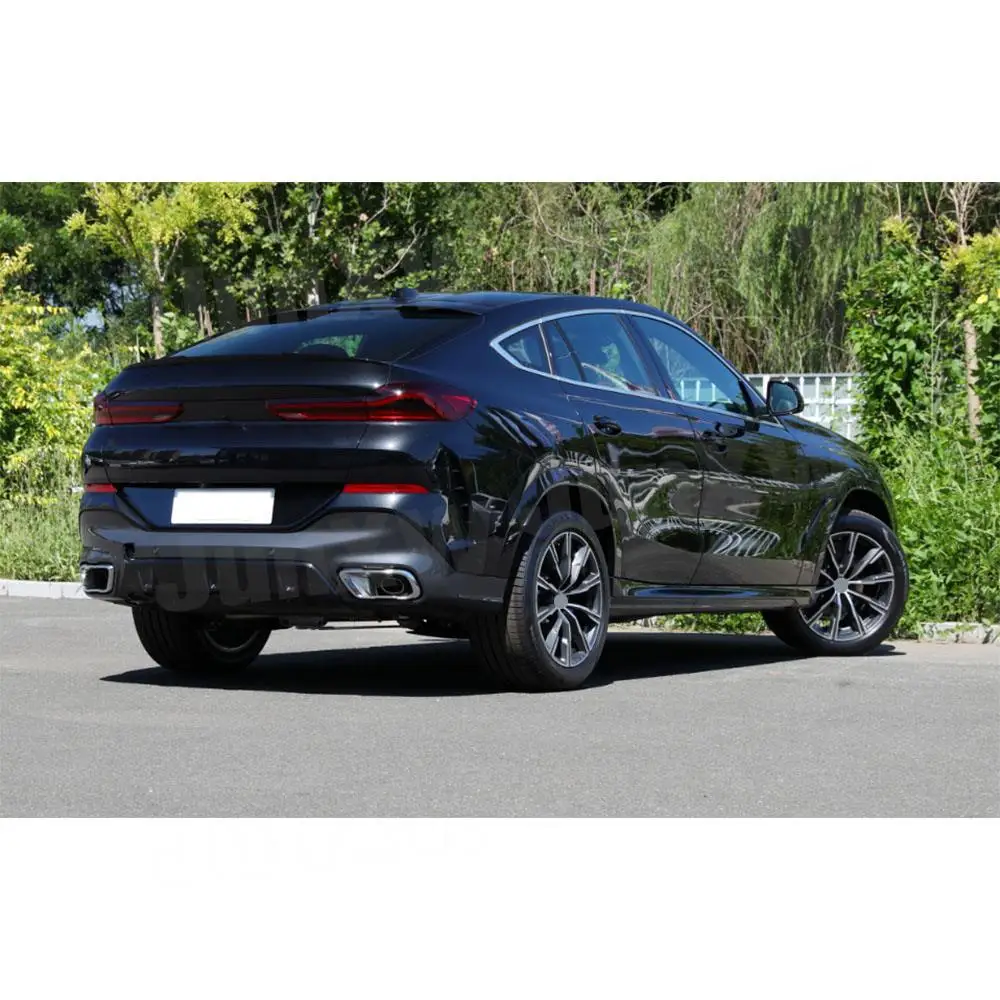 

ABS Rear Bumper Lip Chin Diffuser Car Styling Body Kits For BMW X6 G06 LCI Sport 2023+ Rear Bumper Lip Guard Car Accessories