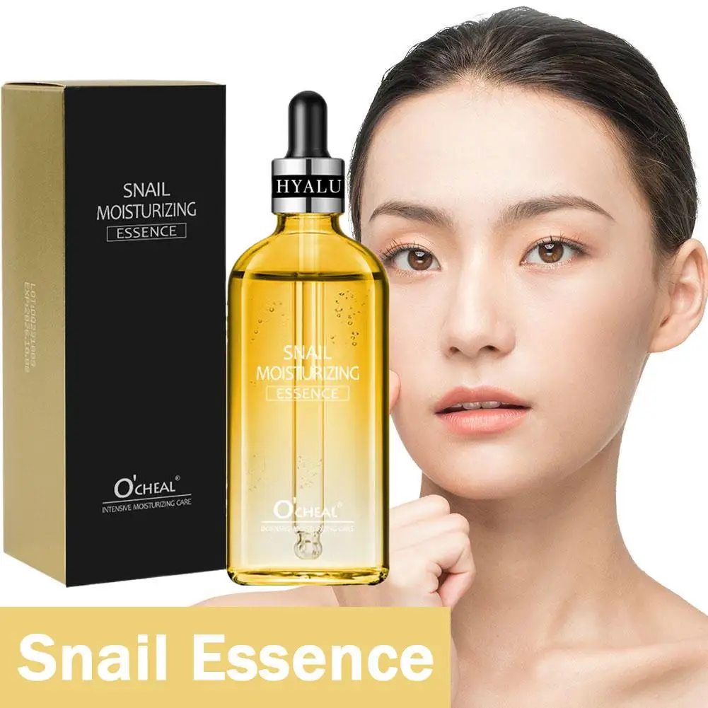 

100ml Hyaluronic Acid Face Serum Moisturizing Shrink Remove Whiten Caviar Fine Serum Snail Anti-Wrinkle Anti-aging Lines Po H9D5