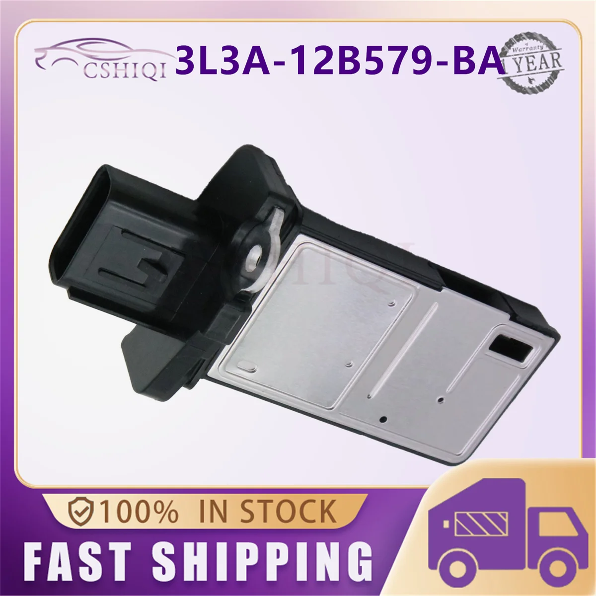 

3L3A-12B579-BA Датчик массового расхода воздуха MAF для Ford E150 F150 Fiesta Fusion Lincoln LS MKS 3L3A12B579BA 3W4Z12B579AB Автозапчасти