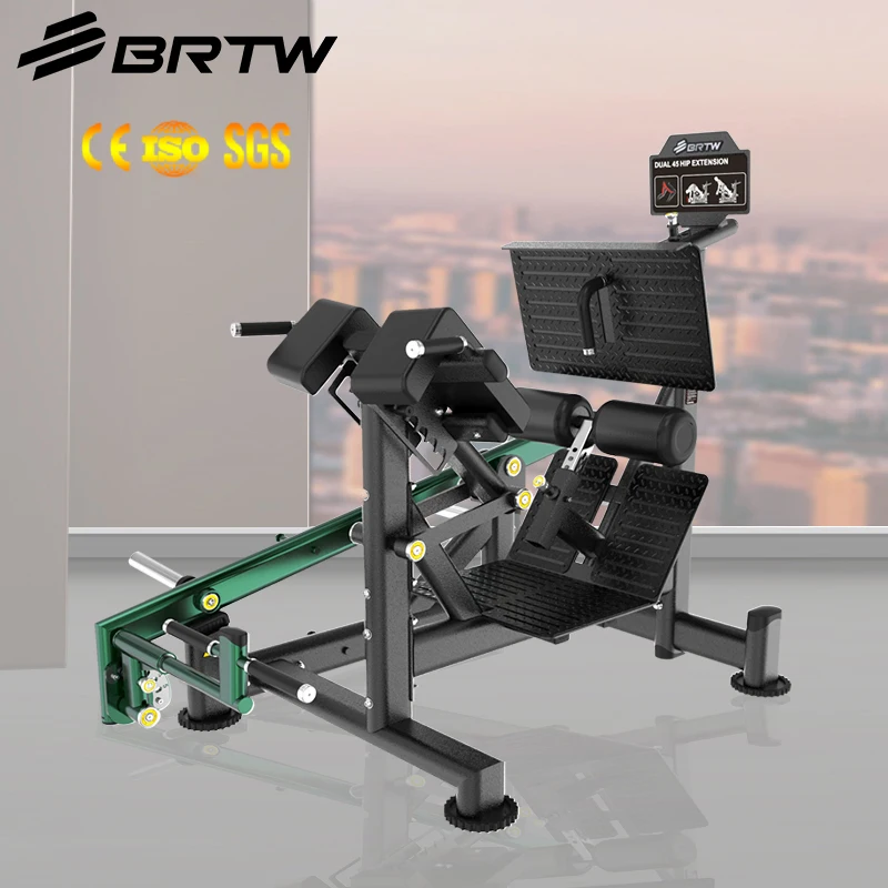 

45 Degree Plate Loaded Leg Press Machine Gym Equipment for Strength Training Indoor Fitness Body Building Exercise